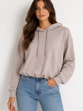Athleta Seasoft Bubble Hem Hoodie